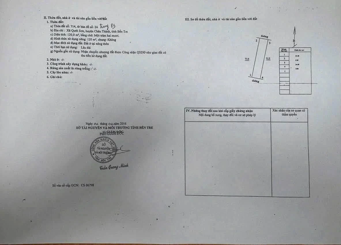 Bán nền đất KCN Giao Long Bến Tre 120m², giá 1 tỷ 180 triệu - Ảnh thu nhỏ 3