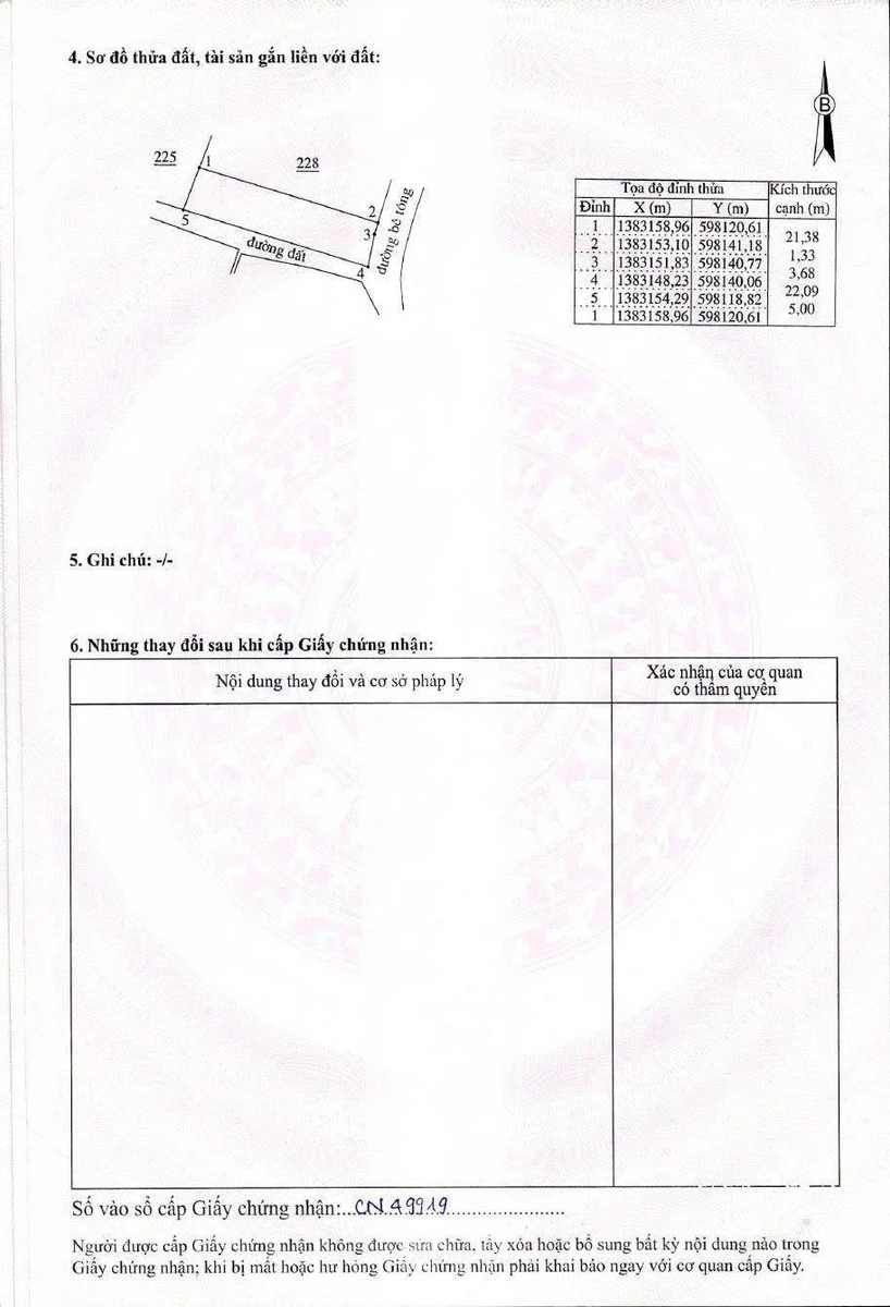 Bán đất Hà Thanh Ninh Hòa 108,1 m² sổ riêng 699 triệu - Ảnh thu nhỏ 2