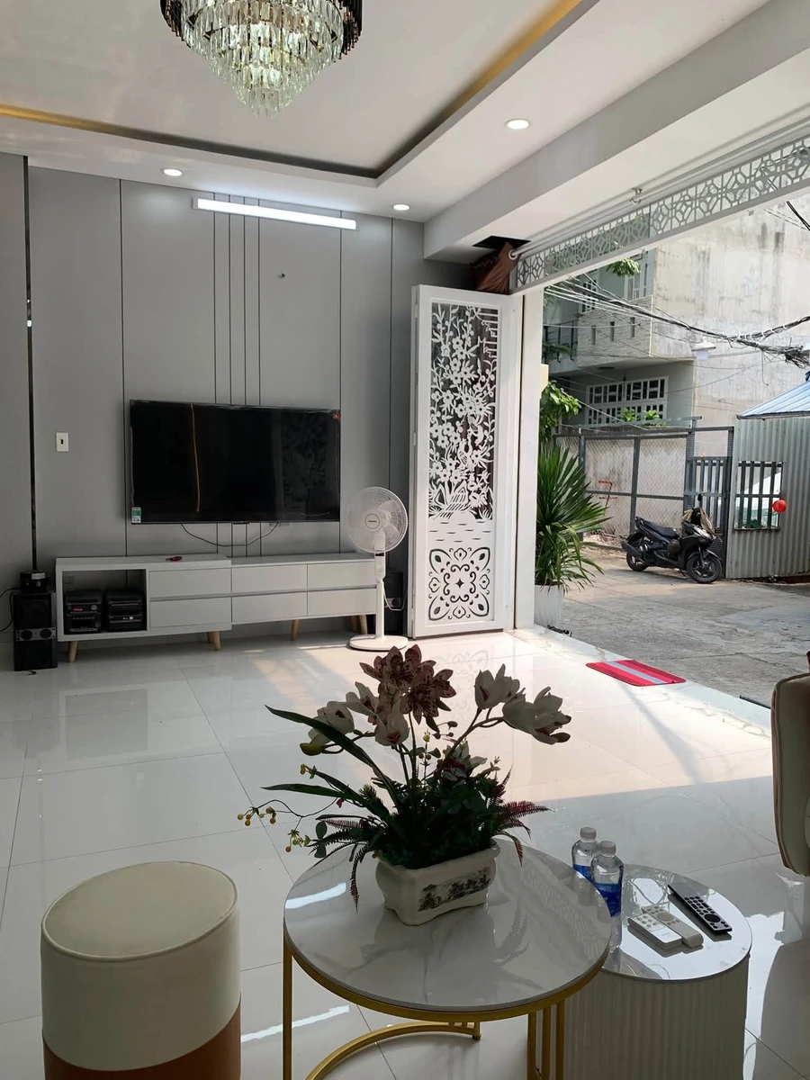 Bán nhà 4 tầng lô góc 55m2, 4PN, đường Huỳnh Tấn Phát, Nhà Bè, giá 6,58 tỷ - Ảnh thu nhỏ 3