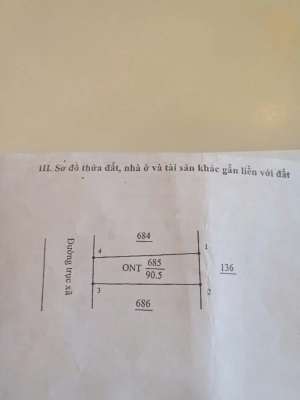 Bán đất trục xã Tây Ninh, Tiền Hải, Hưng Yên 90m² 1,2 tỷ