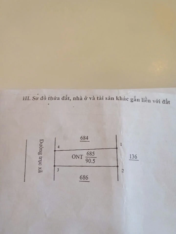 Bán đất trục xã Tây Ninh, Tiền Hải, Hưng Yên 90m² 1,2 tỷ - Ảnh 1