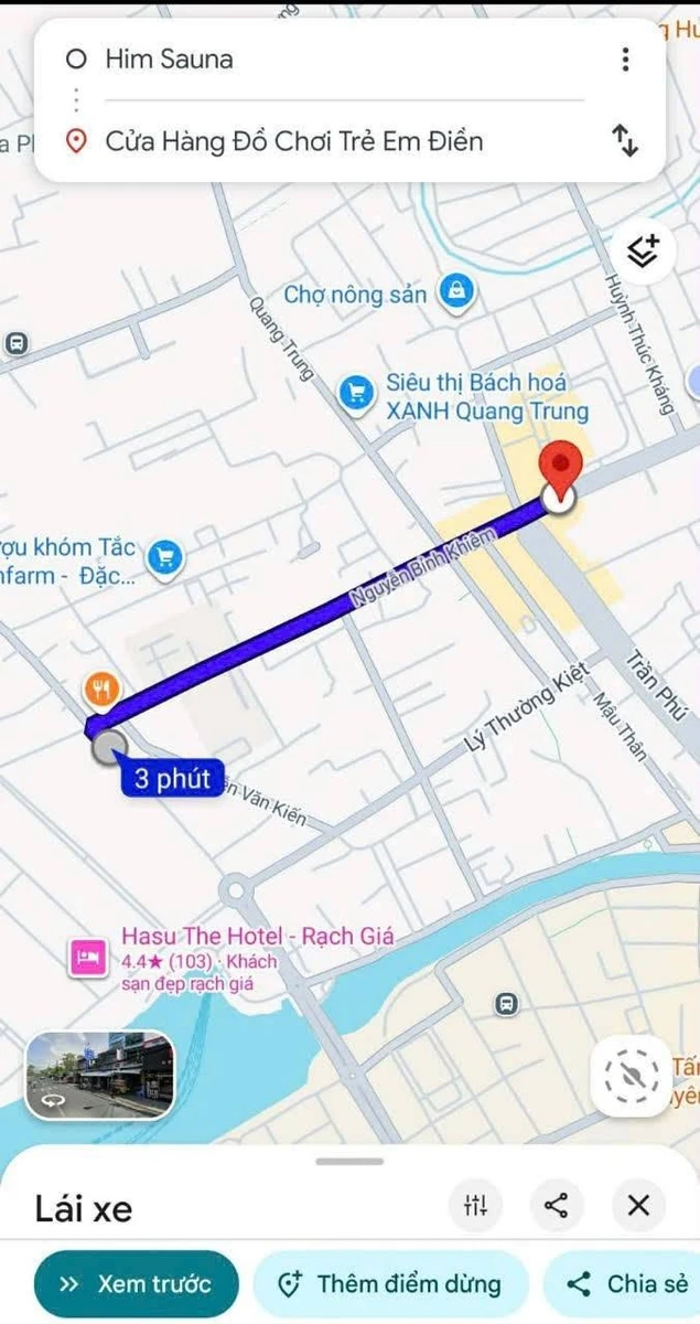 Cho thuê mặt bằng 136m² Võ Trường Toản 9 triệu/tháng, gần Bến tàu Phú Quốc - Ảnh thu nhỏ 2