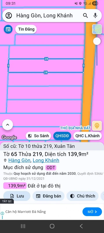 Bán đất nền Long Khánh 140m² sổ riêng 1 tỷ 700 triệu