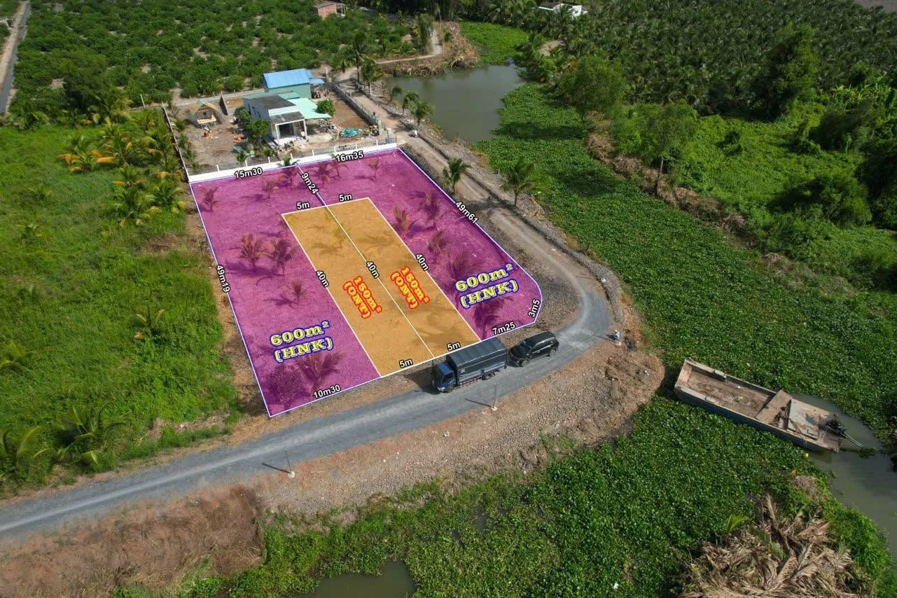 Bán đất mặt tiền sông Vàm Cỏ Đông 750m² Bến Lức - Ảnh 1
