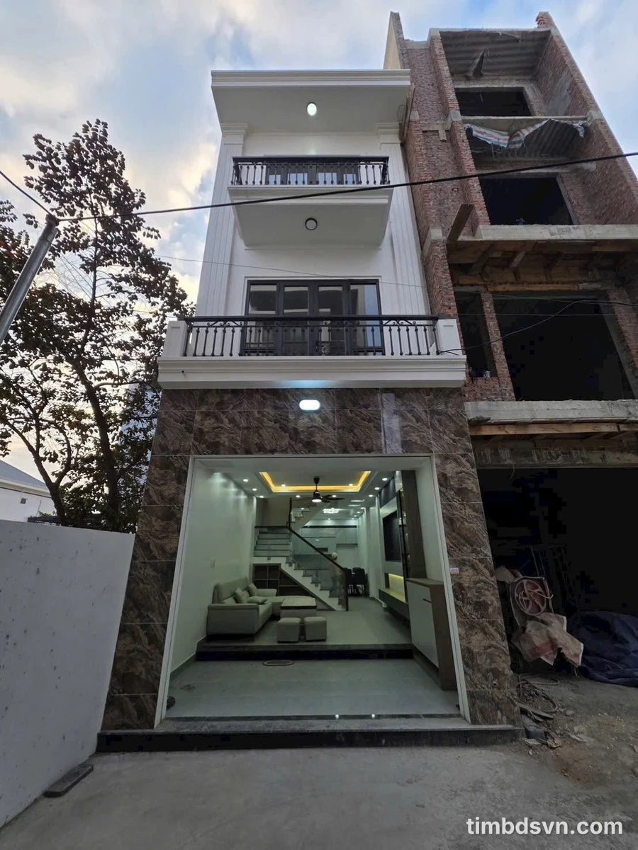 Bán nhà 3 tầng 52,9m² gần chợ Minh Kha An Dương 2,1 tỷ - Ảnh 1