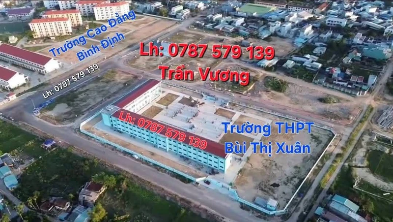 Bán đất mặt tiền 100m2 Hùng Vương, Quy Nhơn Bắc