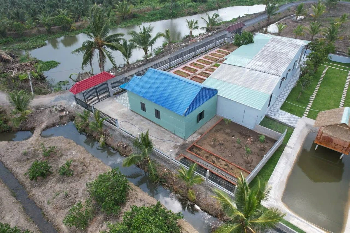 Bán nhà vườn view sông 226m² Thạnh Lợi Tây Ninh - Ảnh thu nhỏ 3