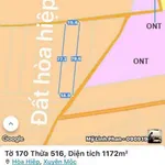 Bán đất Hòa Hiệp 1200m² mặt tiền 700 triệu - Ảnh thu nhỏ 1