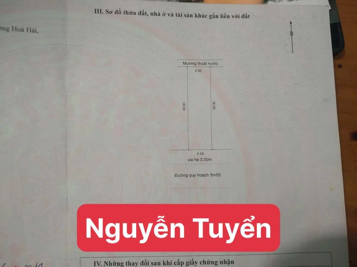 Bán đất 90m2 Làng Đại Học Đà Nẵng giá 3 tỷ - Ảnh thu nhỏ 2