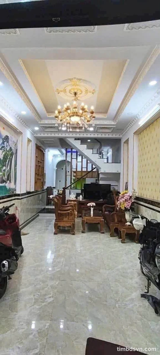 Bán nhà 1 trệt 2 lầu 4x18m Hóc Môn, 4 tỷ 400 - Ảnh thu nhỏ 2
