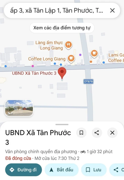 Bán đất tại Xã Tân Lập 1, Huyện Tân Phước, Tiền Giang, 6,9 tỷ, 7000 m2 hàng hiếm giá tốt - Ảnh 1