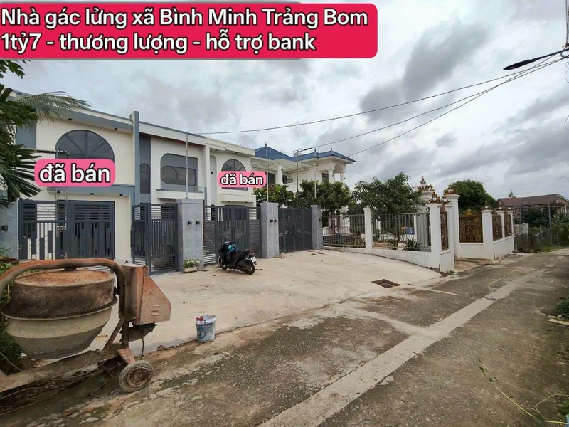 Bán nhà 116,8m² 3 phòng ngủ Bình Minh, Trảng Bom