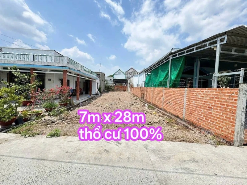 Bán đất mặt tiền Ba Ngừa Đức Hoà, 196m², 2,2 tỷ