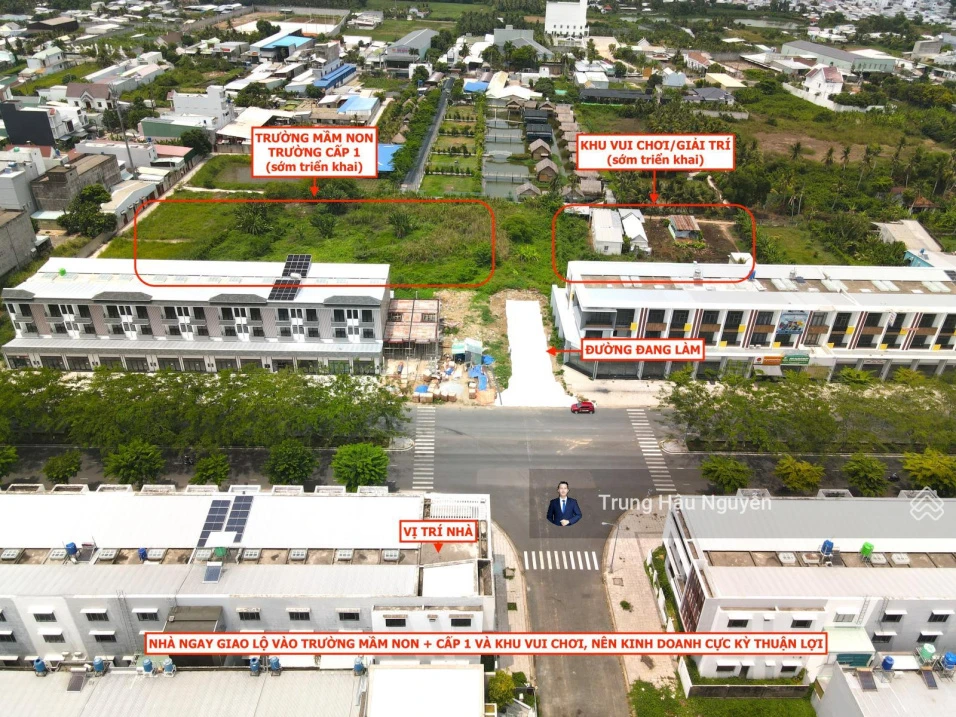 Nhà góc 2 mặt tiền đường 3 tháng 2 - đối diện 2 trường học Phú Cường. Lộ 22m lề 8m, 3 tầng, 13x24m - Ảnh thu nhỏ 5
