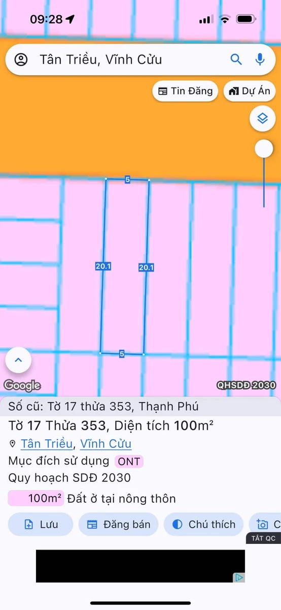 Bán lô đất thổ cư Miền Đông 100m² giá 1 tỷ 8 - Ảnh thu nhỏ 4