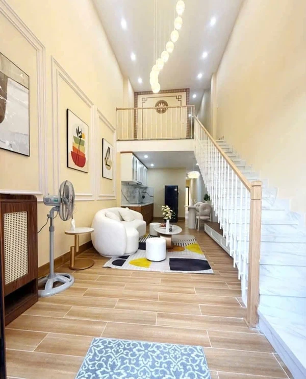 Bán nhà mê lửng gần biển 44m² 3PN 2WC Trần Cao Vân