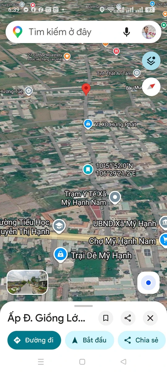 Bán đất nền 5,6x37m Mỹ Hạnh, Tây Ninh - 3 tỷ 990 - Ảnh thu nhỏ 4
