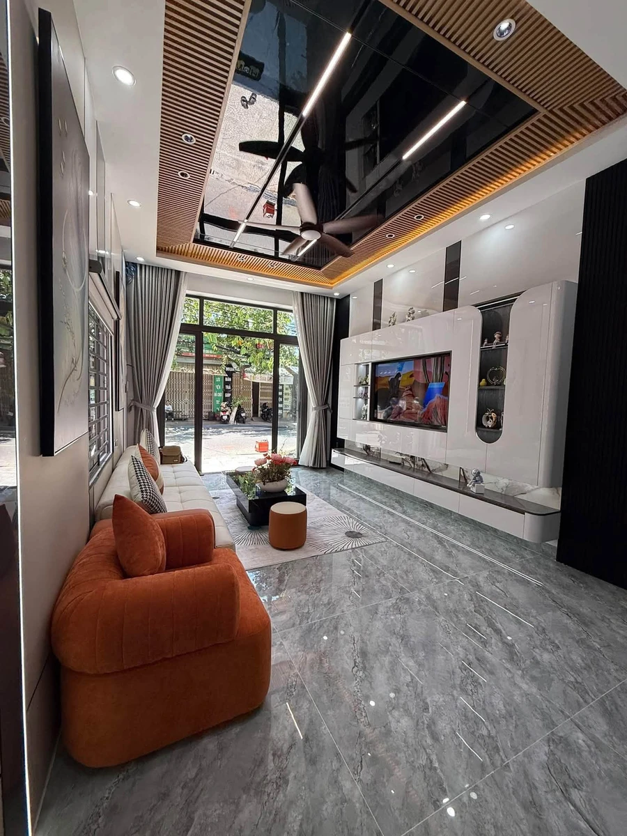 Bán nhà 3 tầng 52m2 full nội thất mặt tiền 7.5m An Khê - Ảnh thu nhỏ 2