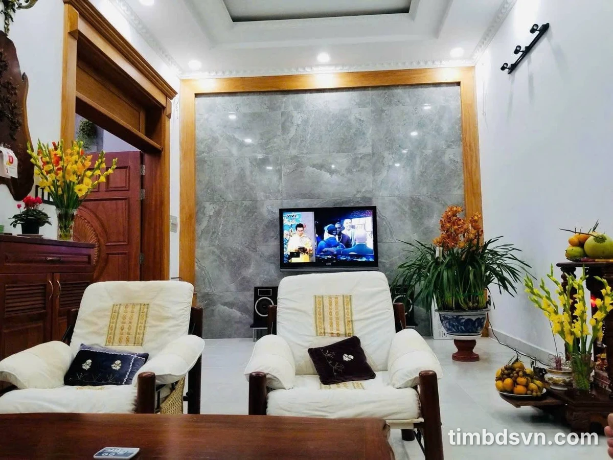 Bán biệt thự vườn 220m² mặt tiền Phạm Văn Đồng Bình Chánh 15 tỷ - Ảnh thu nhỏ 2