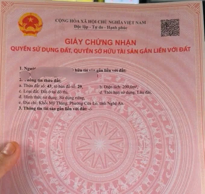 Bán lô đất 200m² khu Gold Cửa Lò, Nghệ An, giá 6 tỷ - Ảnh thu nhỏ 2