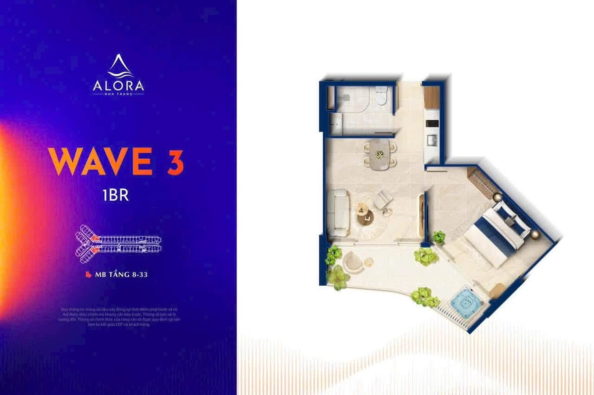 Bán căn hộ 1PN, 58m² view biển tại Nha Trang - Ảnh 1