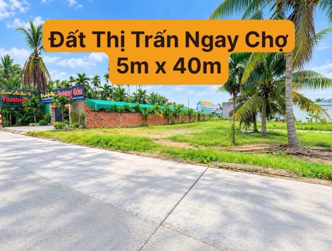 Bán đất thổ cư 5x40m sổ hồng riêng gần chợ Đức Hoà, Long An - Ảnh 1