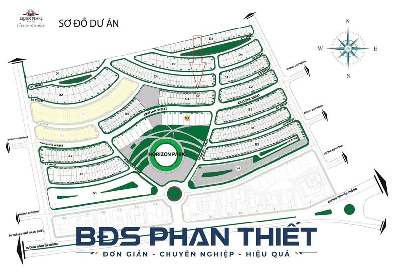 Bán đất Phú Hài 105m² mặt đường 12m hướng Bắc 1,75 tỷ