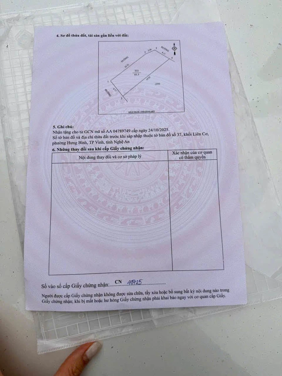 Bán nhà 3,5 tầng mặt đường Ngô Tuân Hưng Bình 63,3m2 - Ảnh thu nhỏ 5