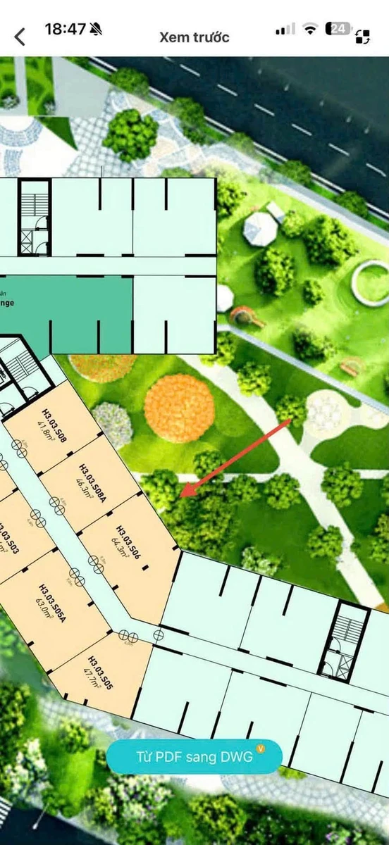 Bán căn hộ thô 2PN 2WC 64m² chung cư Lighthouse Ecopark giá dưới 2 tỷ - Ảnh thu nhỏ 5