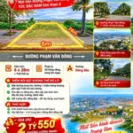 Bán đất mặt tiền 6m x 28m kinh doanh đường Phạm Văn Đồng 2 tỷ 550 triệu - Ảnh thu nhỏ 1