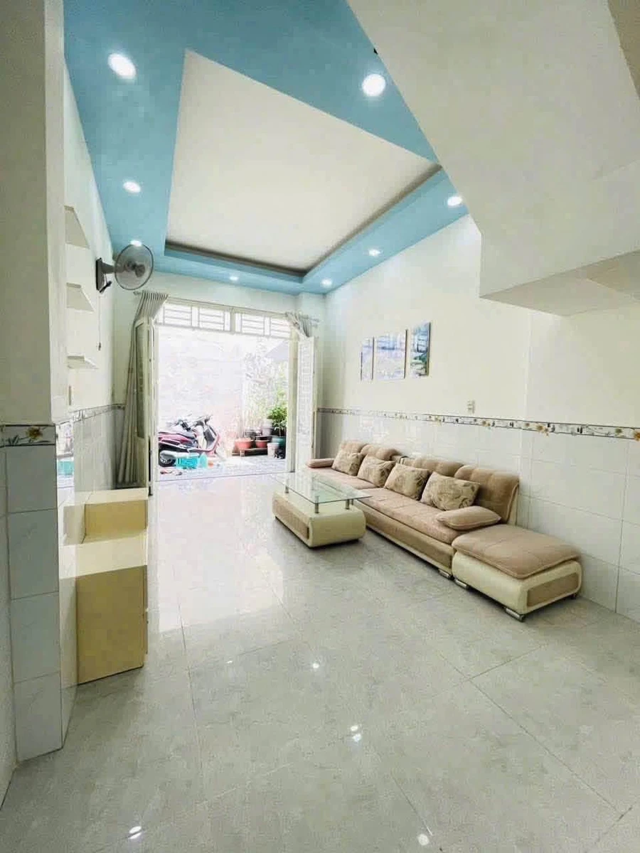Bán nhà 1 trệt 1 lầu 45m2 sổ hồng riêng hẻm ô tô 4m đường Tân Thới Hiệp 21, Quận 12 - Ảnh thu nhỏ 4