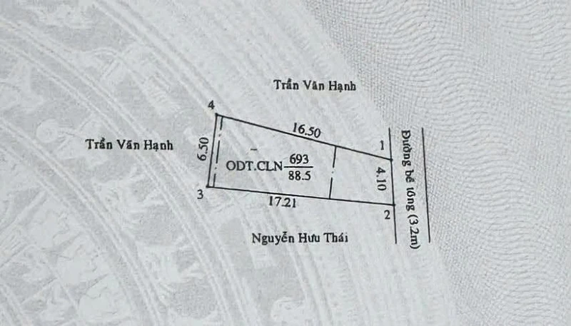Bán đất Chánh Mỹ 88,5m² 1,7 tỷ sát chợ Thủ Dầu Một