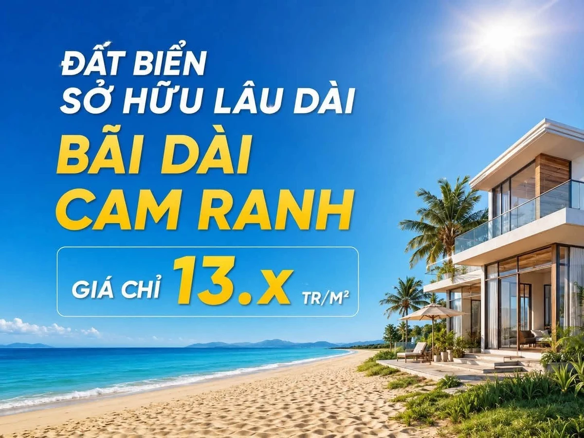 Bán đất nền 120m² Cam Ranh giá 4 tỷ khu CaraWorld - Ảnh thu nhỏ 3