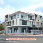 Nhà góc 2 mặt tiền đường 3 tháng 2 - đối diện 2 trường học Phú Cường. Lộ 22m lề 8m, 3 tầng, 13x24m - Ảnh thu nhỏ 13