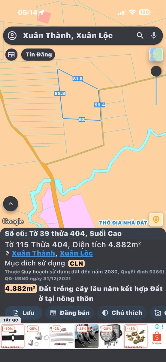 Bán lô đất 15.000m² Xuân Thành Đồng Nai giá tốt - Ảnh thu nhỏ 2