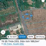 Bán đất nền Hồ Tràm 189.5m² mặt tiền 10m - Ảnh thu nhỏ 1