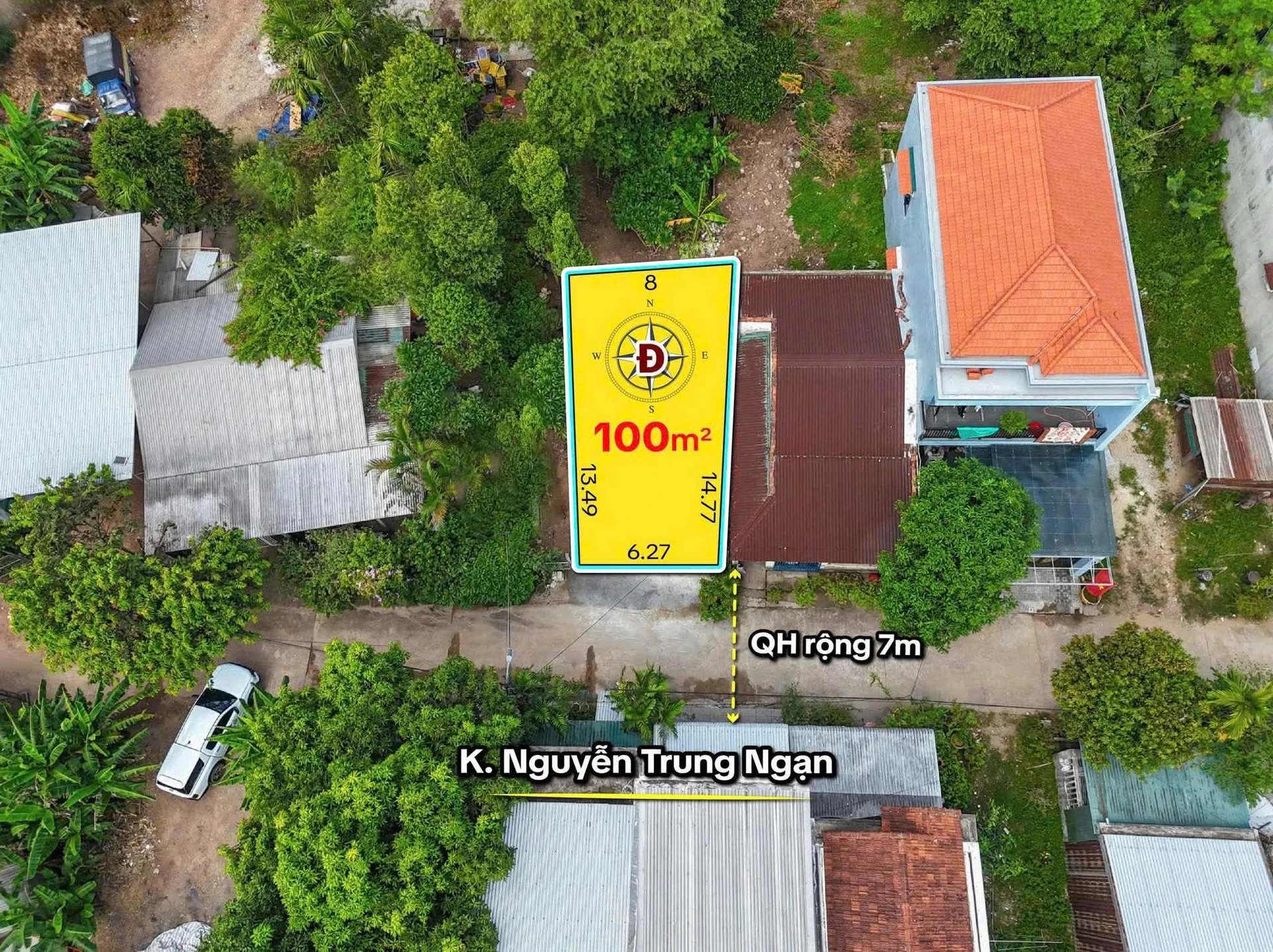 Bán đất 100m² nở hậu KQH Nguyễn Trung Ngạn, Thủy Xuân, Huế giá 1,49 tỷ - Ảnh 1