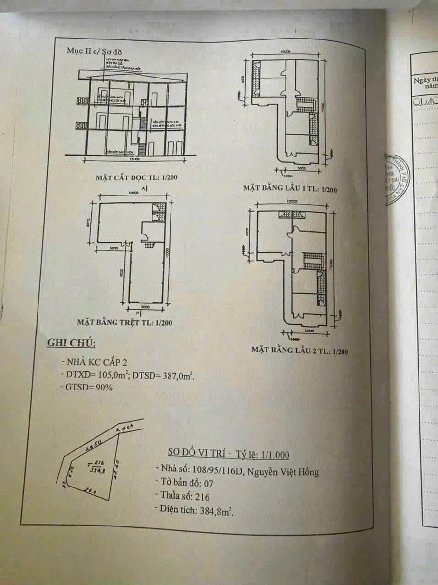 Bán biệt thự 1 trệt 2 lầu 387m² hẻm Lý Tự Trọng Cần Thơ - Ảnh thu nhỏ 4