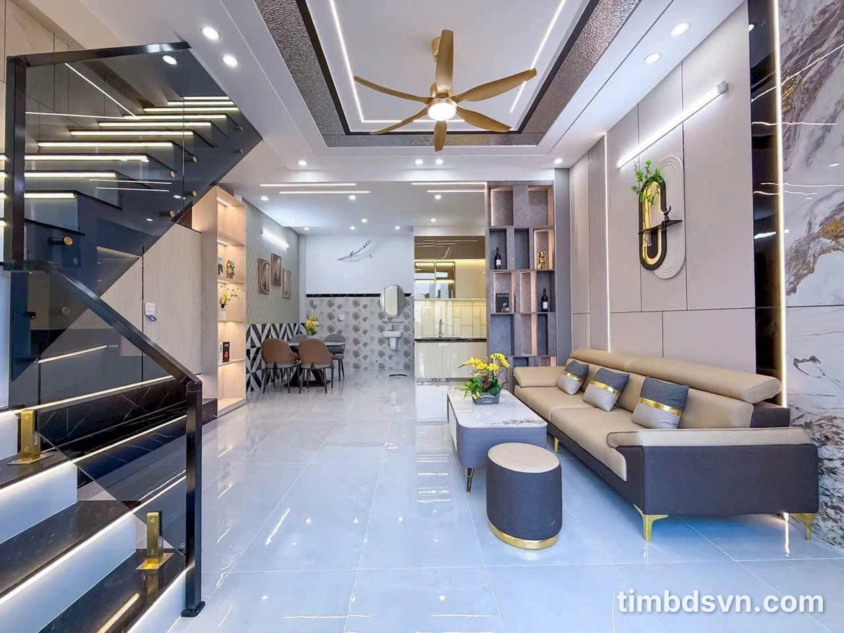 Bán nhà trệt lầu 2PN 85m2 Trần Vĩnh Kiết Cần Thơ 2.19 tỷ - Ảnh thu nhỏ 4