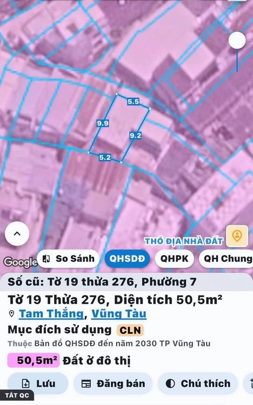Bán nhà 50m² đường Ngô Đức Kế, Phường 7, Vũng Tàu