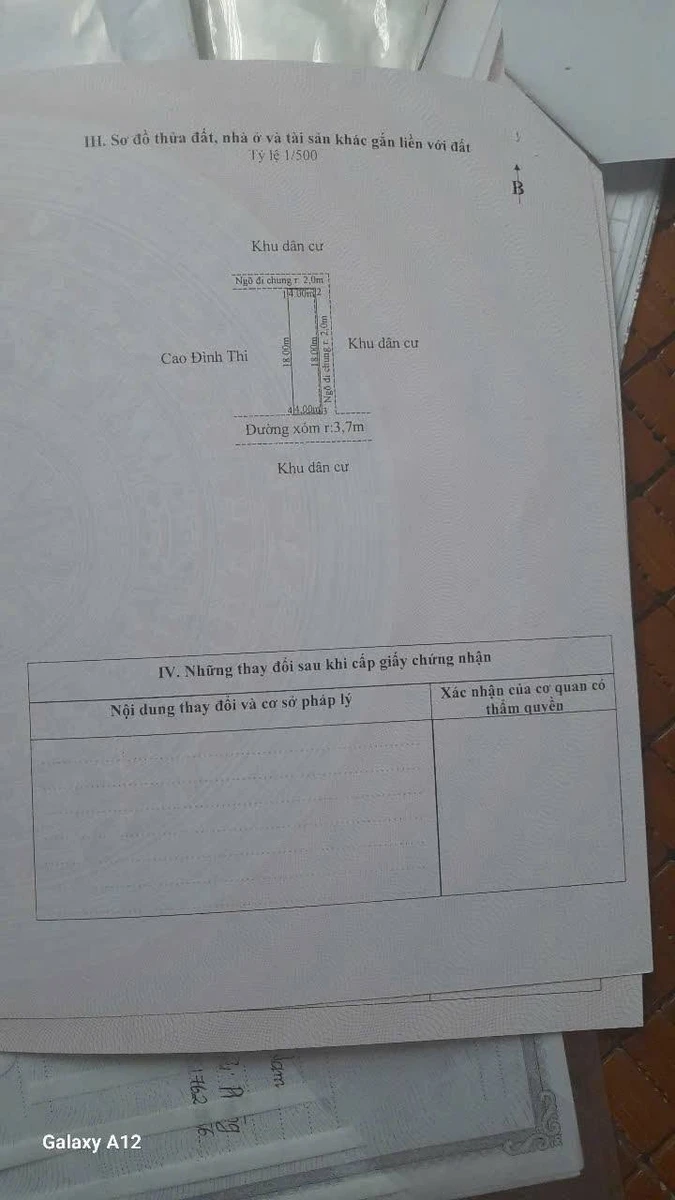 Bán lô đất góc 72m² tại thôn 11 Ngũ Lão, Thuỷ Nguyên, Hải Phòng - Ảnh thu nhỏ 3