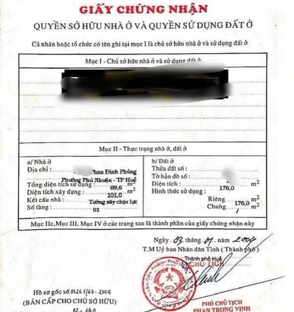Bán nhà 176m2 kèm ba gian tại Nguyễn Khuyến, Huế - 3 tỷ 950 triệu - Ảnh thu nhỏ 3
