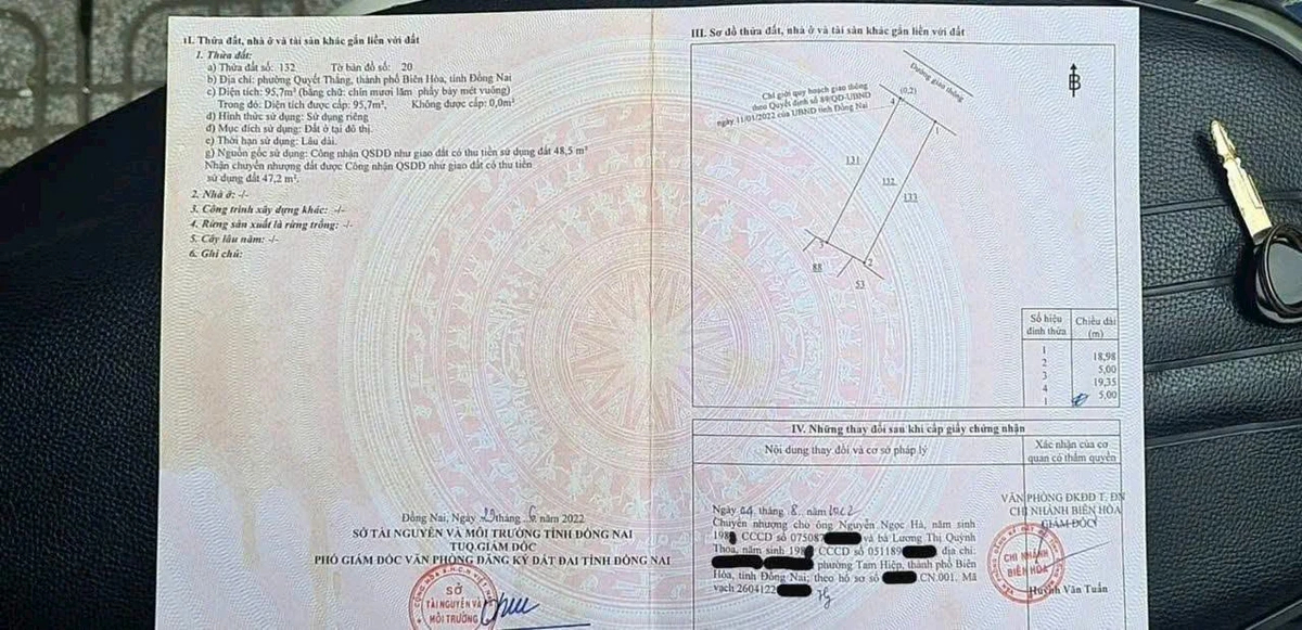 Bán đất trung tâm Phường Trấn Biên, Biên Hòa, 95m2, 2.9 tỷ - Ảnh thu nhỏ 3