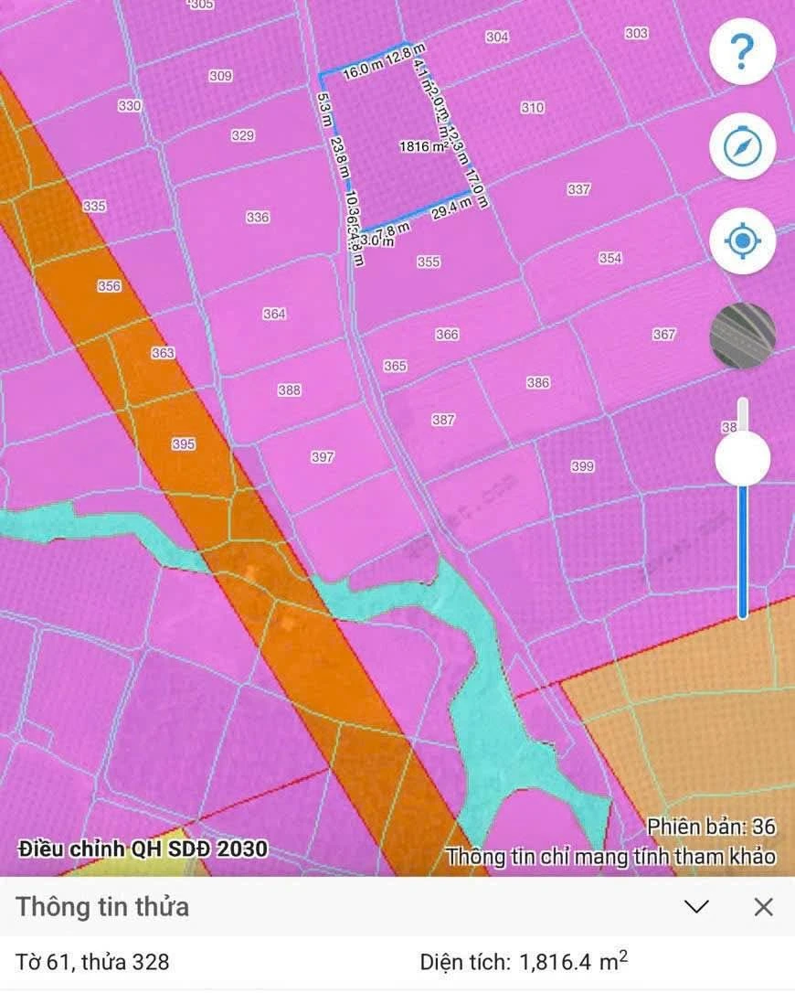 Bán đất 1804,8m² thổ cư Hàm Liêm Nhà Bè - Ảnh thu nhỏ 4