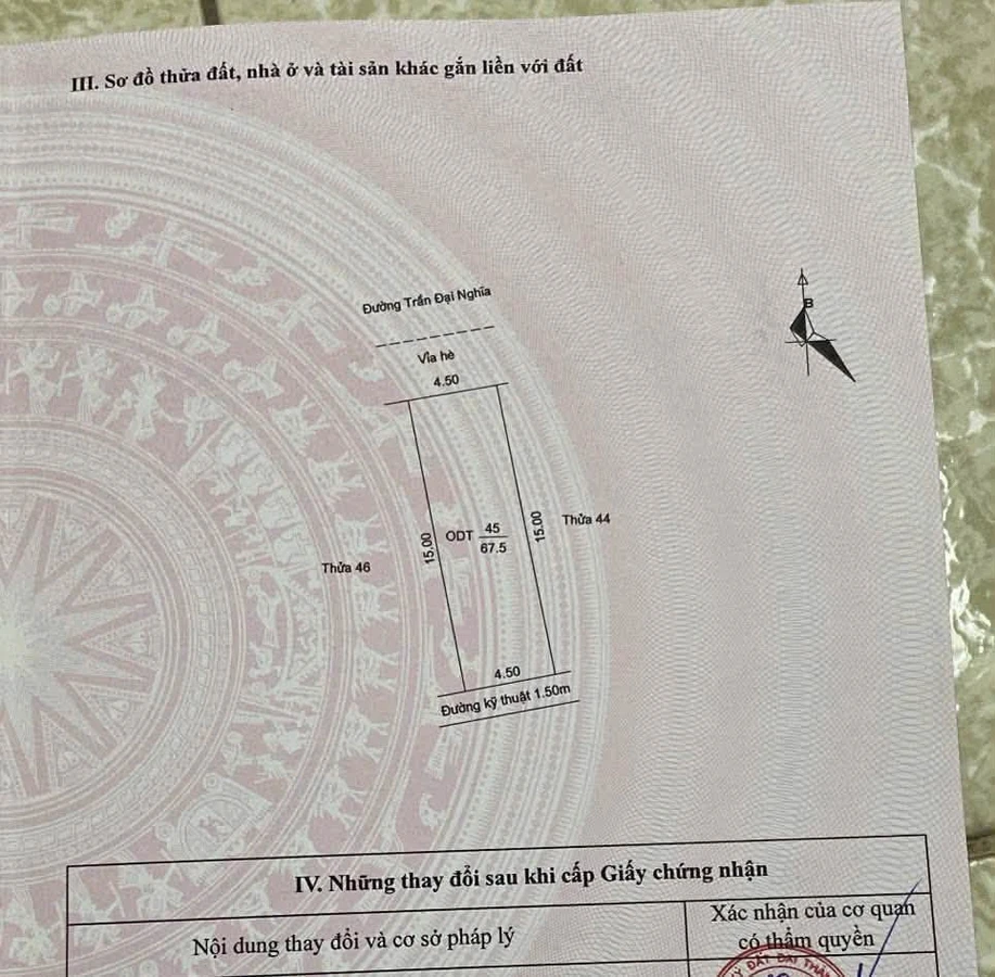 Bán lô đất mặt tiền Trần Đại Nghĩa 67.5m2 An Phú 2, Hóc Môn - Ảnh thu nhỏ 2