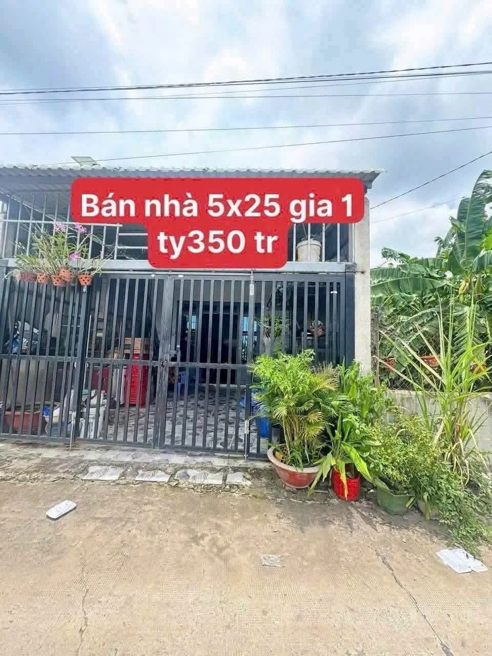 Bán nhà bê tông 5x25m giá 1,35 tỷ tại Đức Hòa, Long An - Ảnh 1