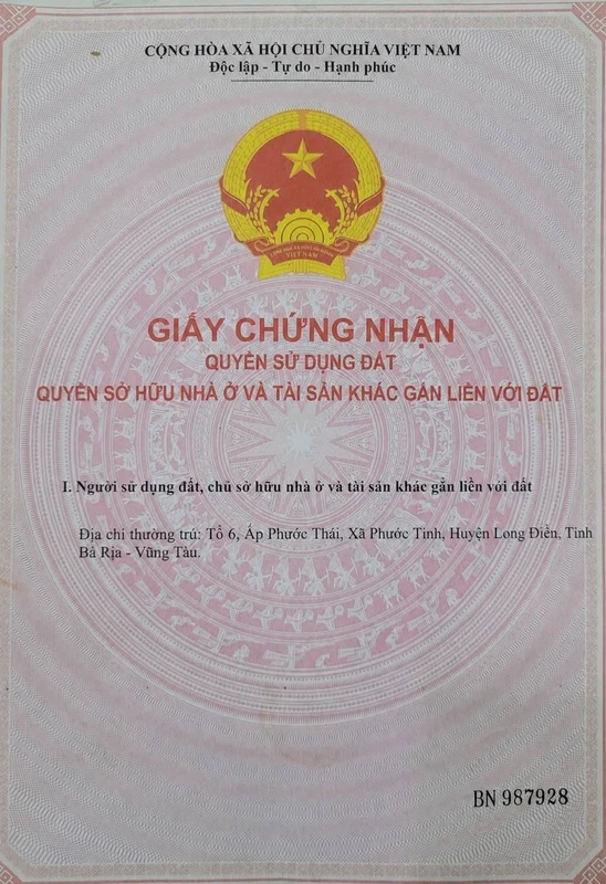 Bán đất thổ cư 240m² mặt tiền Nguyễn Tất Thành, Long Hải 5.6 tỷ