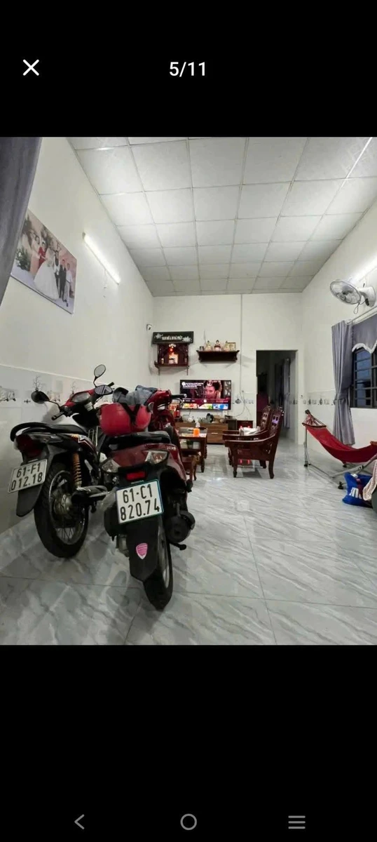 Bán nhà cấp 4 + dãy trọ 6 phòng 280m² Bình Dương - Ảnh thu nhỏ 2