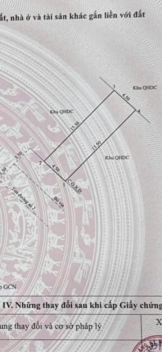 Bán đất mặt tiền Khu Hà Thanh 2, 69,75m2, Quy Nhơn - Ảnh thu nhỏ 3