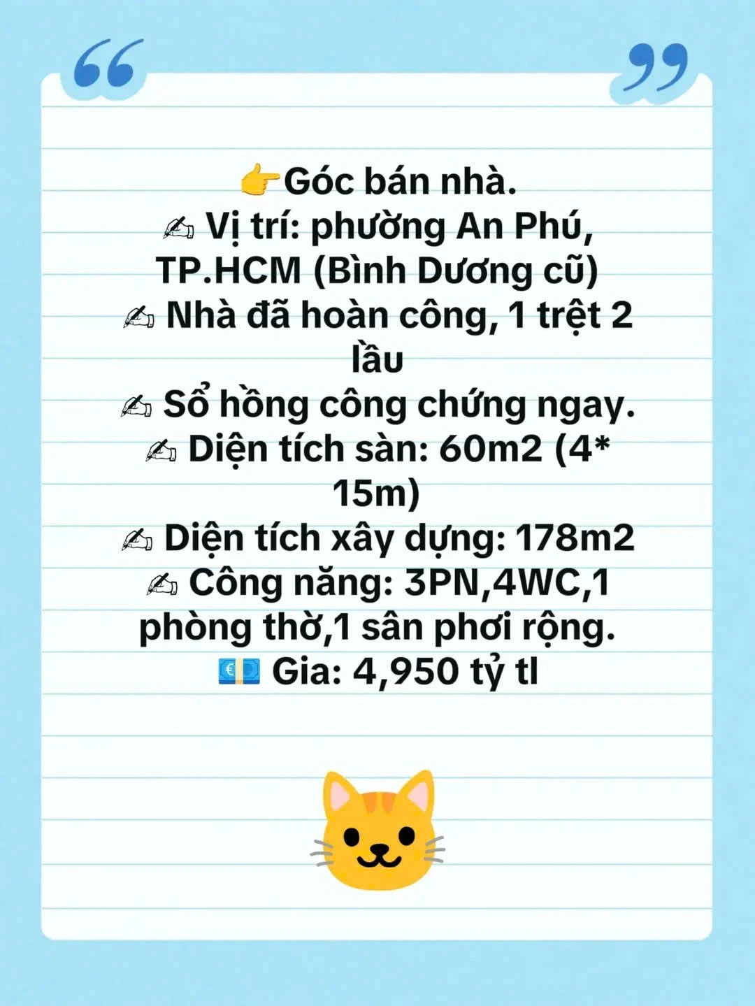 Bán nhà 3 tầng 60m² KDC Phú Hồng Khang, P. An Phú (Thuận An cũ), giá 4,95 tỷ - Ảnh 1